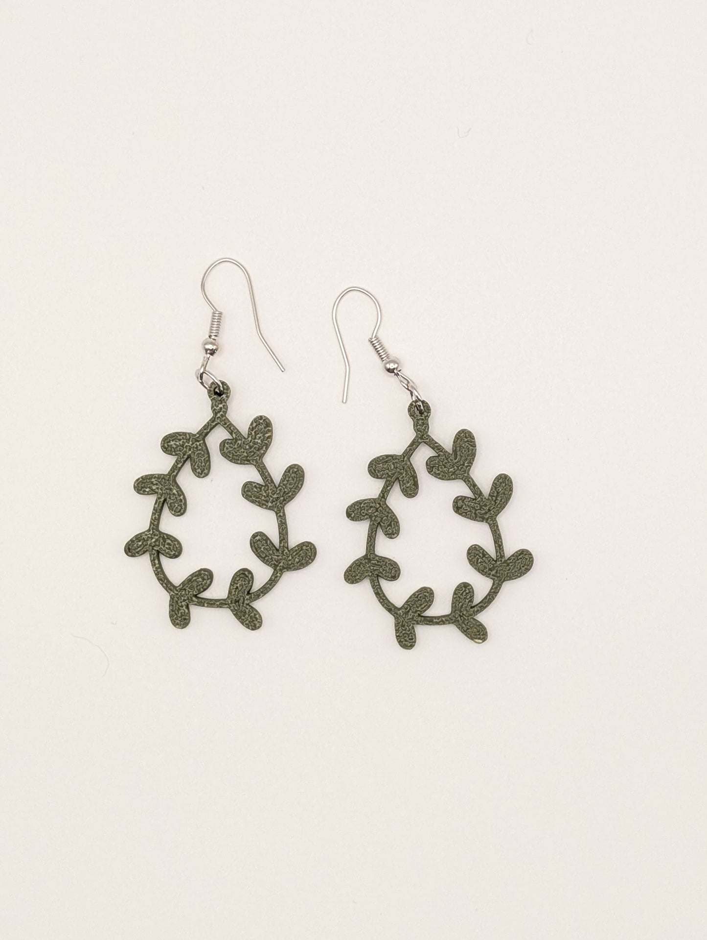 Round Leaves Earring