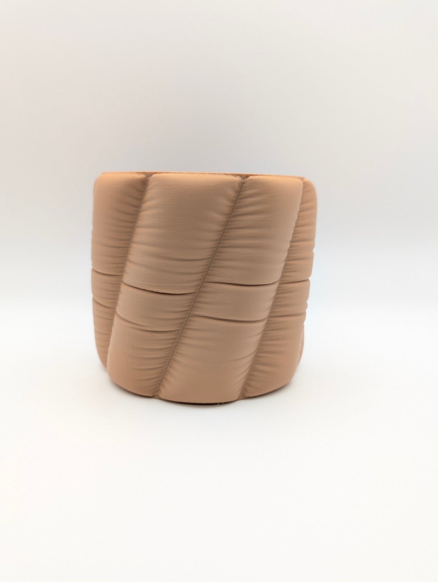 Quilted Plant Pot - Tilted Quilted