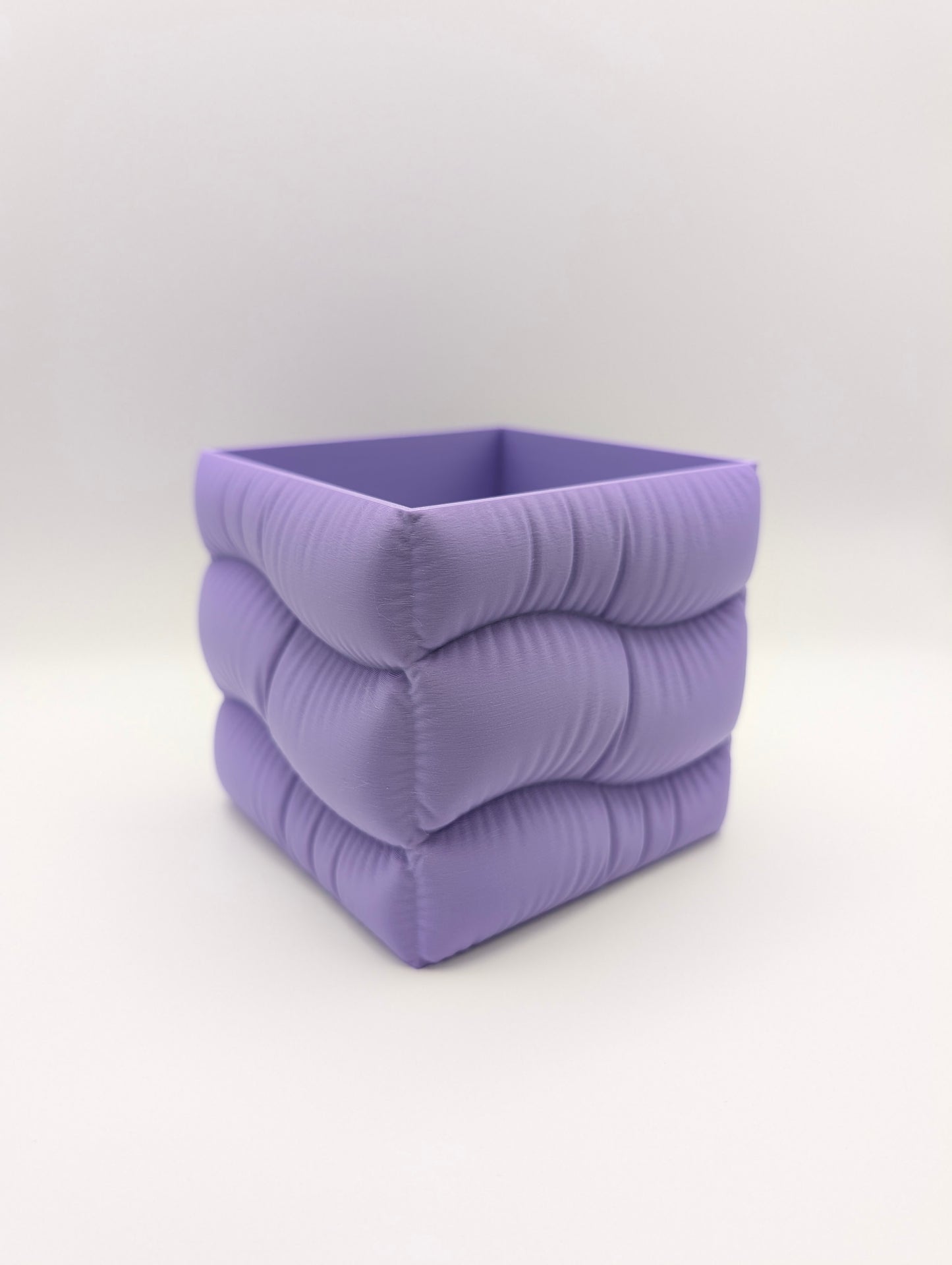 Quilted Plant Pot - Wavy
