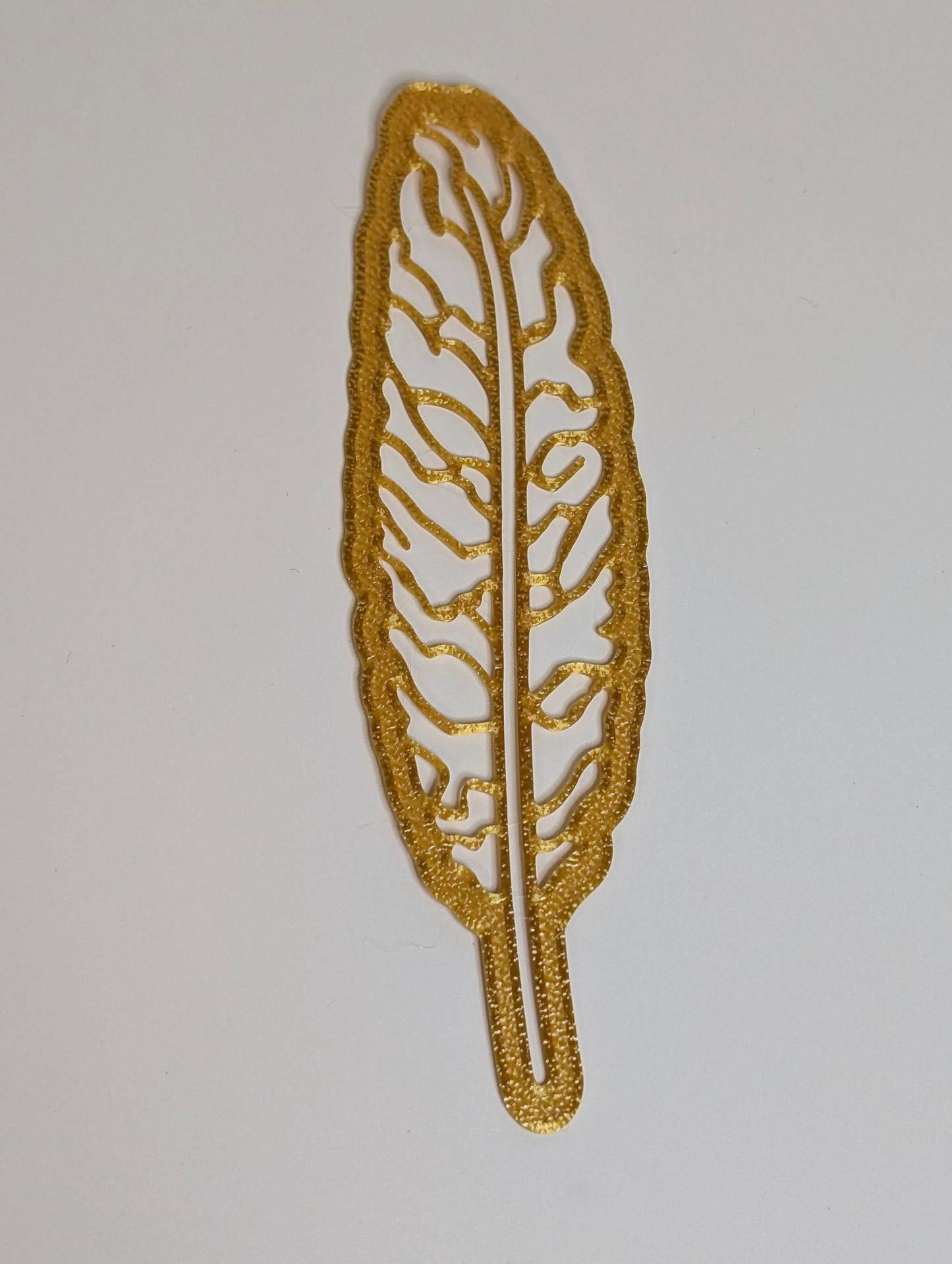 Golden Feather Bookmark