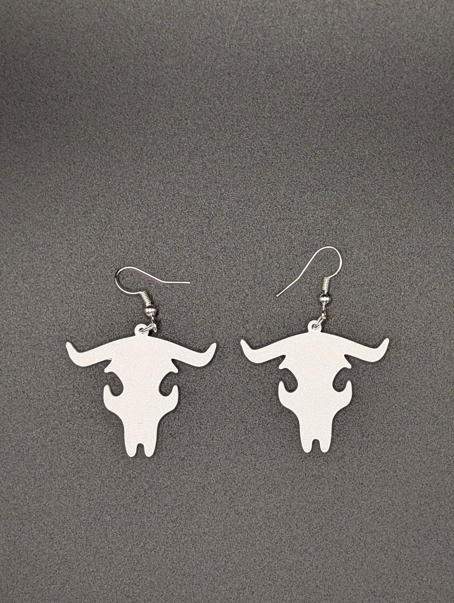 Cow Skull Earring