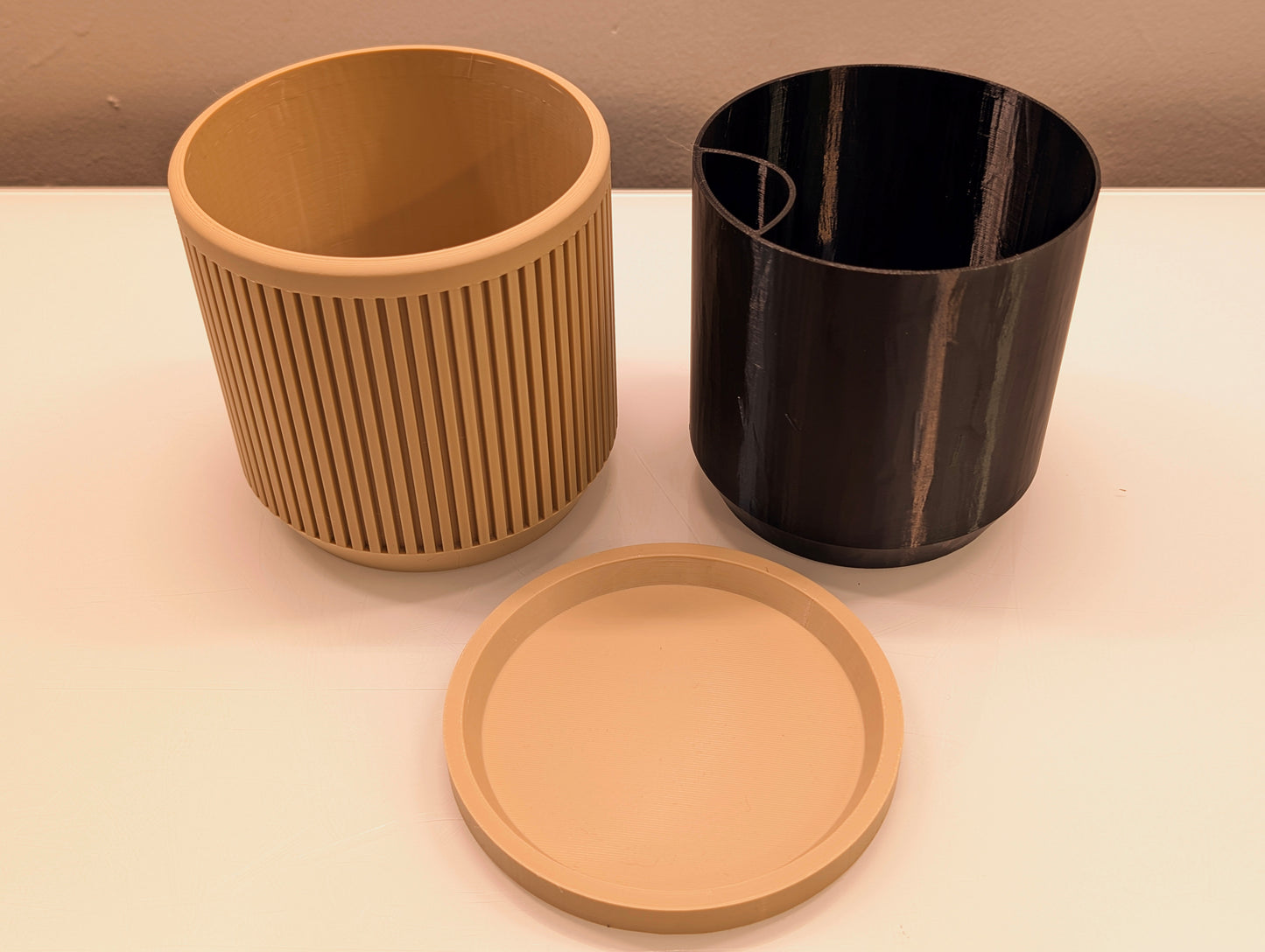 Modern Planter with Self-Watering Feature - Large