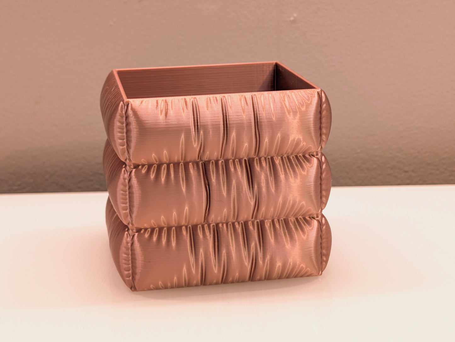 Quilted Cloth Plant Pot