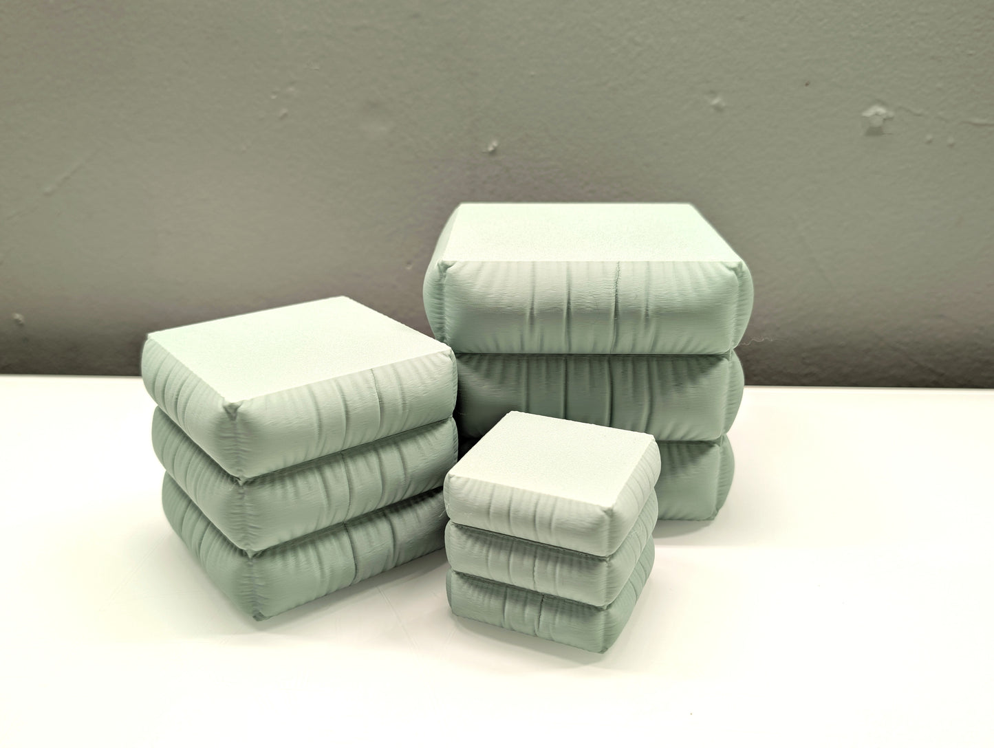 Faux Cloth Storage Boxes