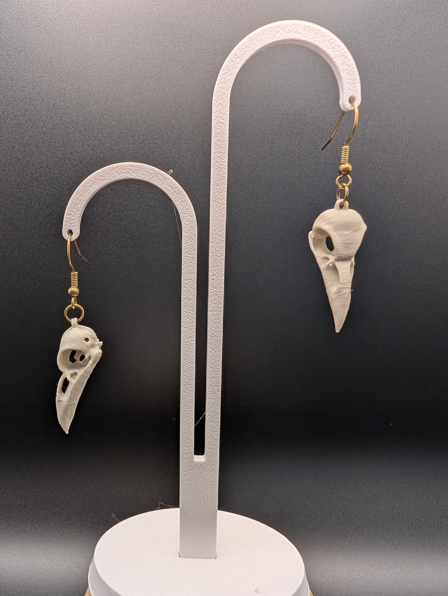 Raven Skull Earrings