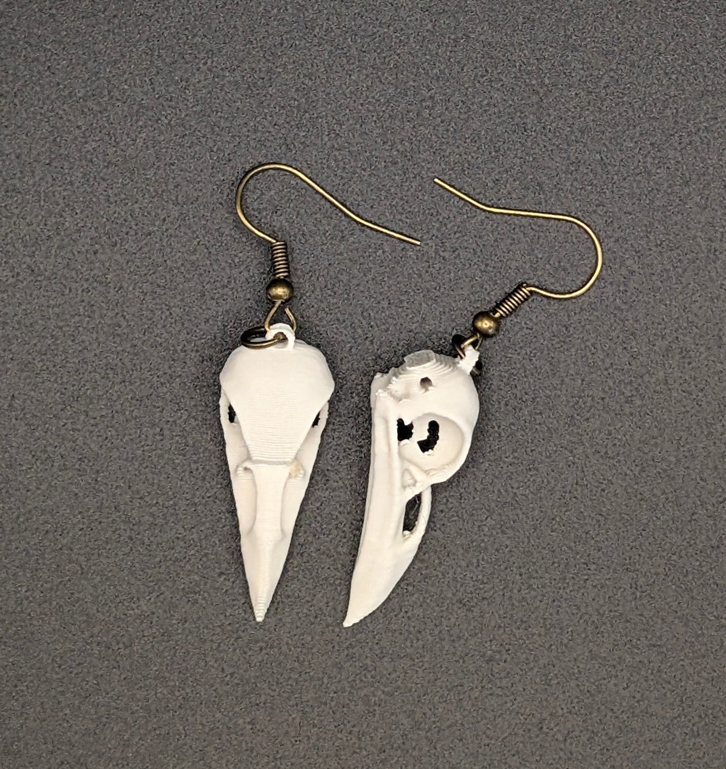 Raven Skull Earrings