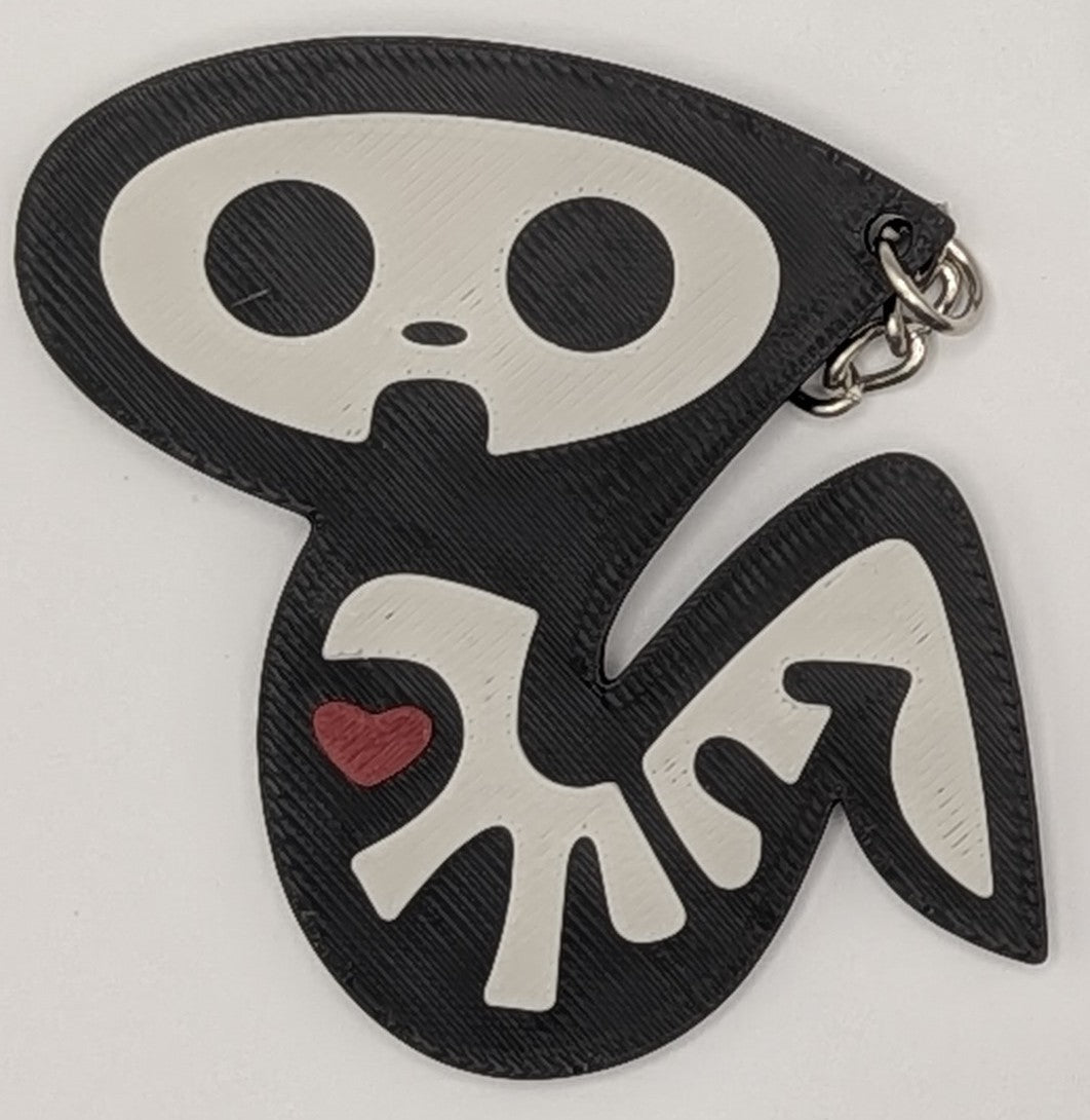 Skeleton Animal Keychain