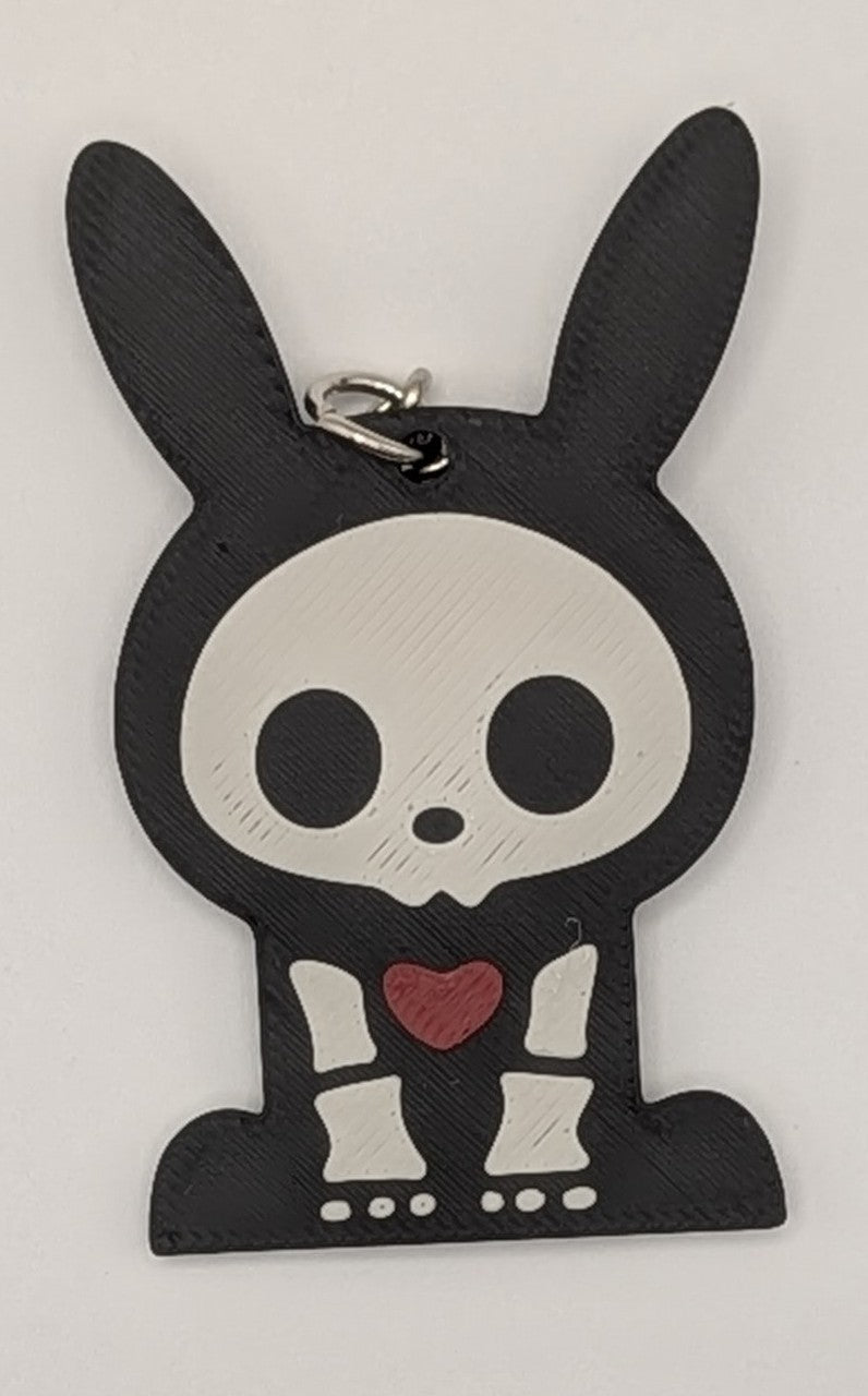 Skeleton Animal Keychain