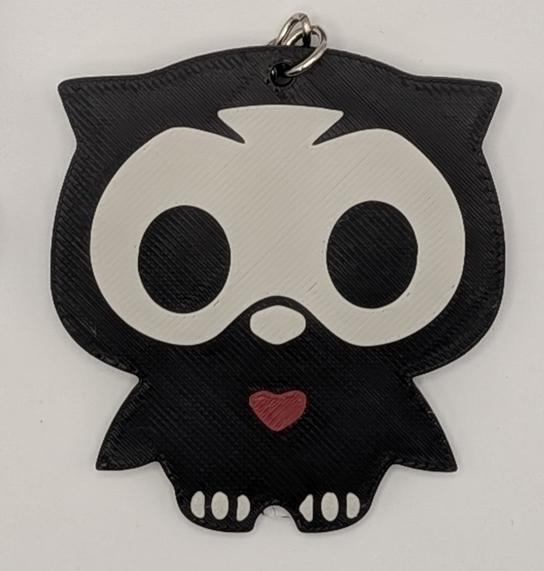 Skeleton Animal Keychain