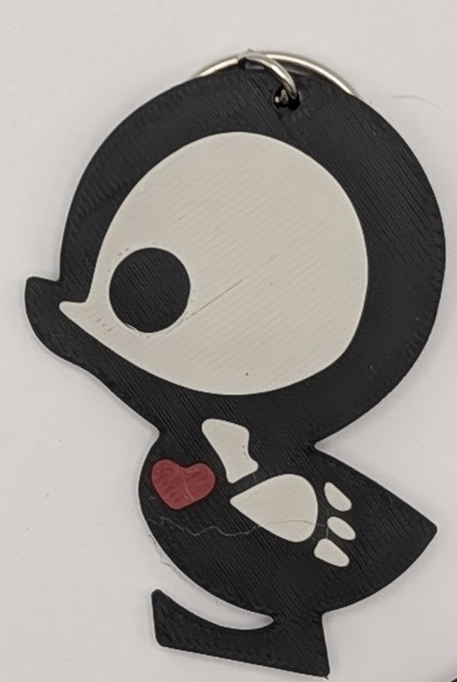 Skeleton Animal Keychain