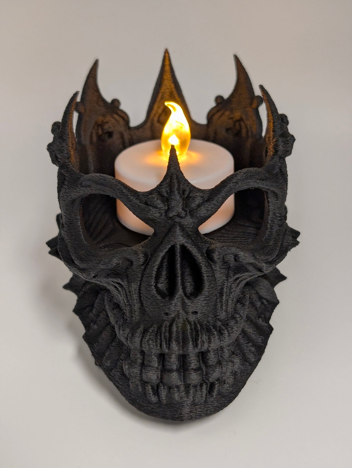 Skull LED Tea Light Holder