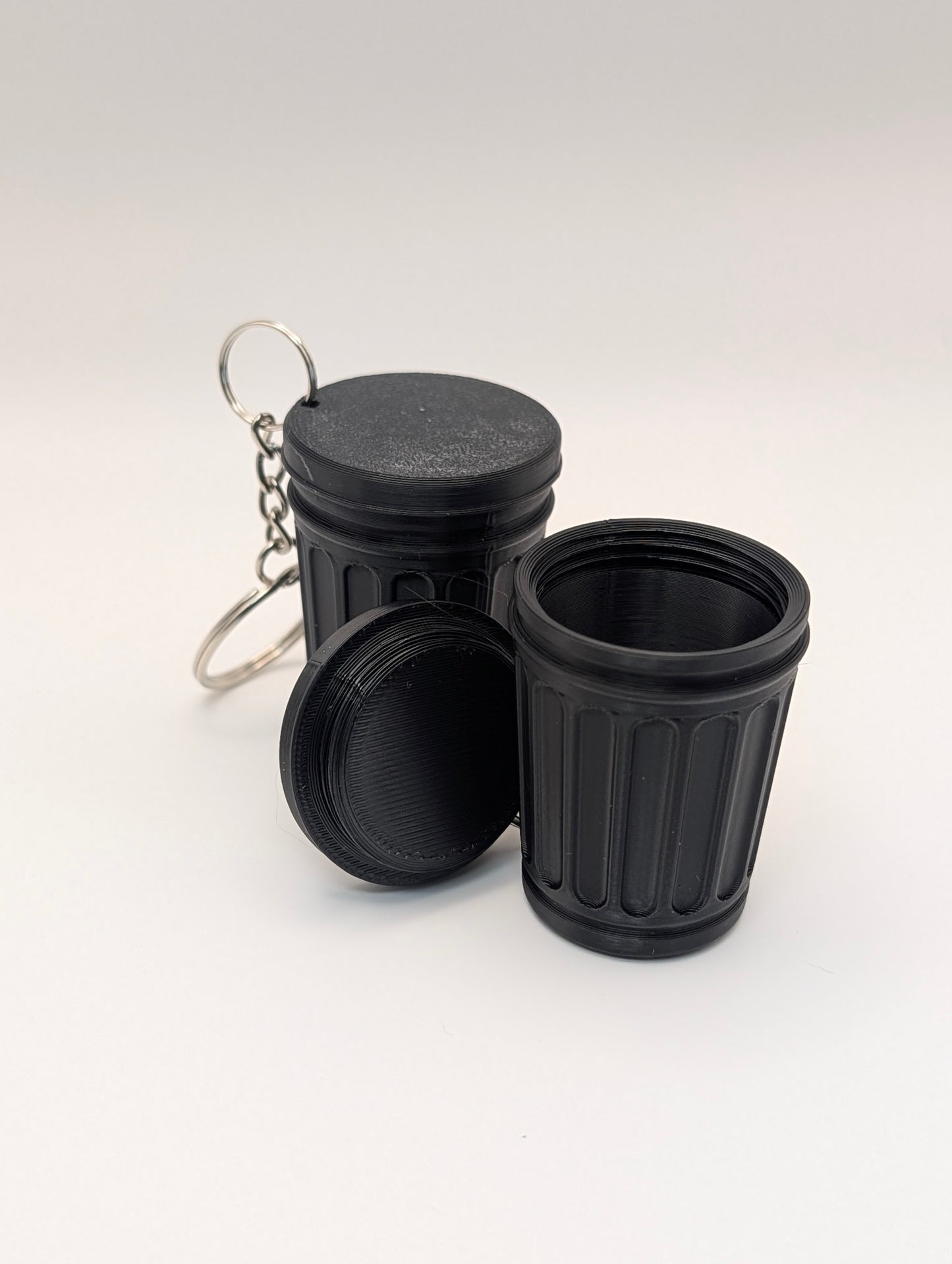 Mini Trashcan Keychain