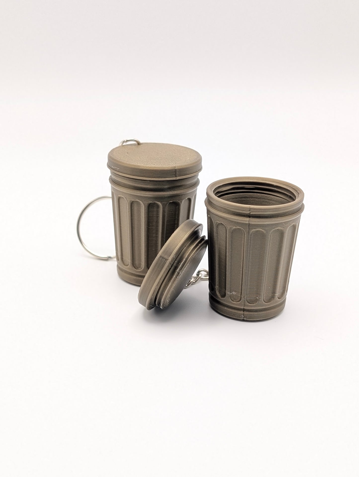 Mini Trashcan Keychain