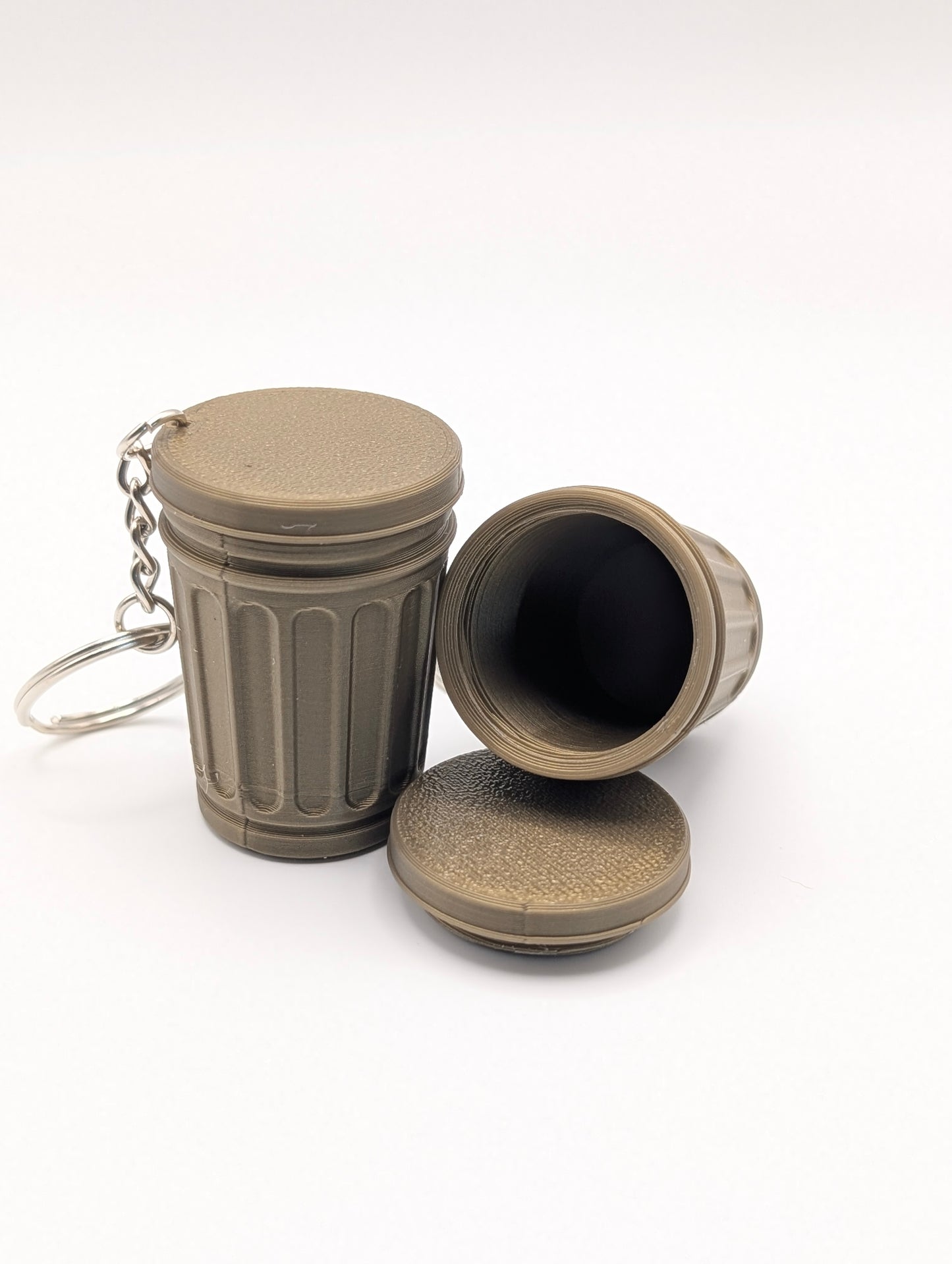 Mini Trashcan Keychain