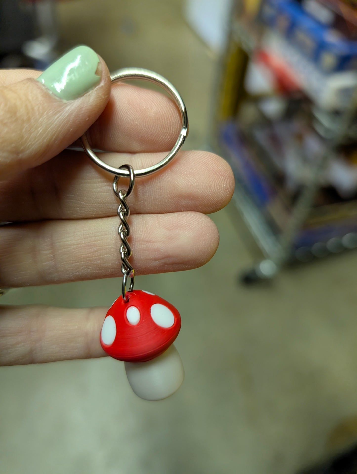 Mushroom Keychain