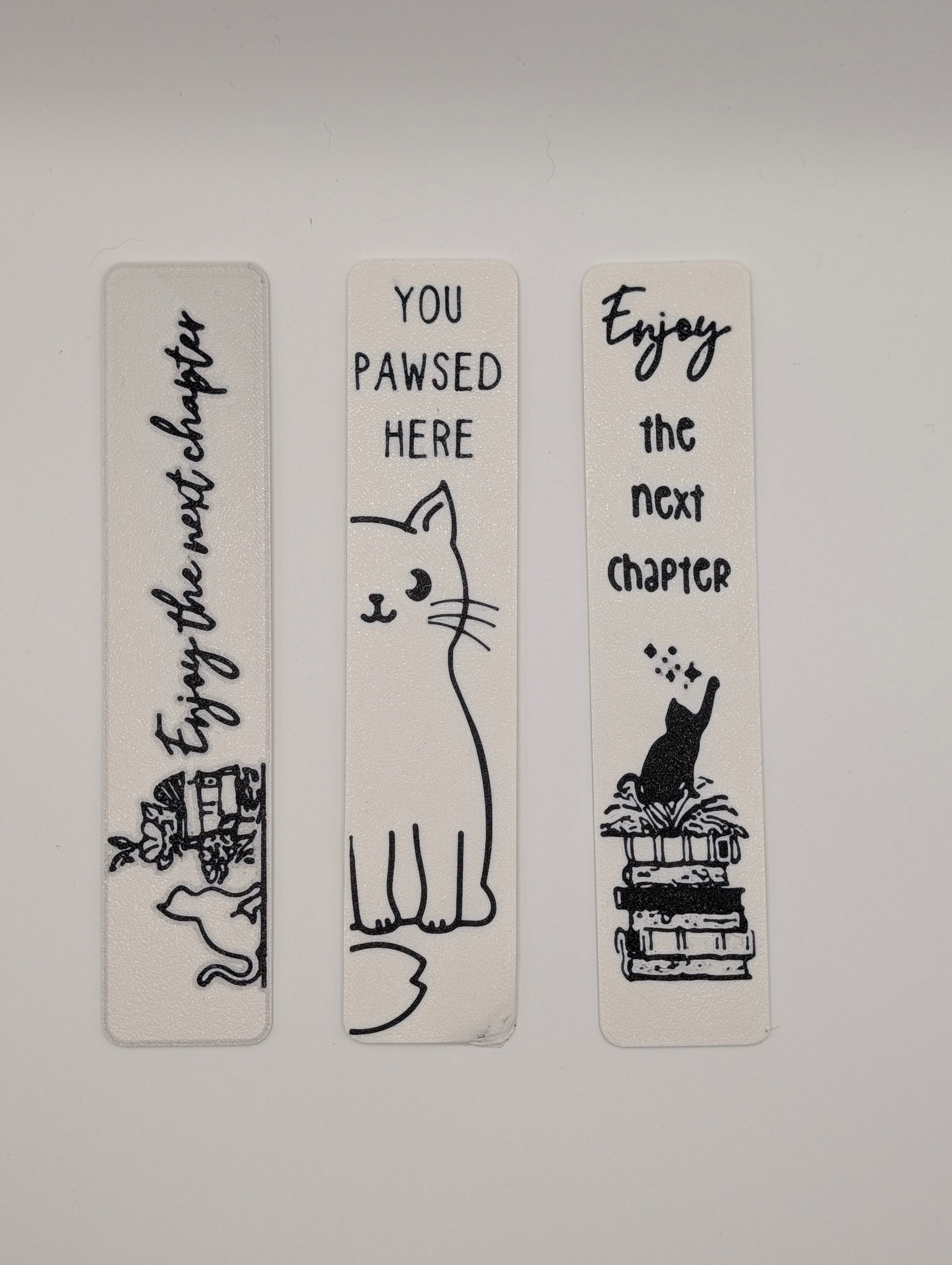 Three Layer Bookmark Cat Bookmarks – Layerworks 3D