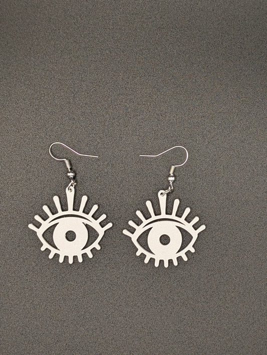 Eye with Lashes Earring