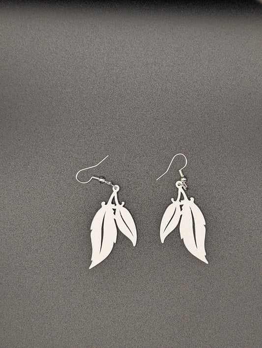 Double Feather Earrings