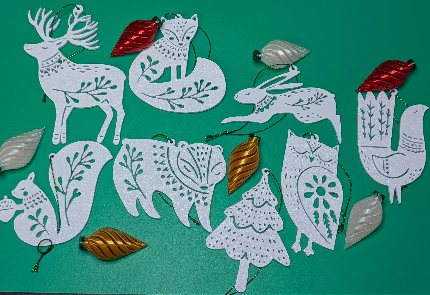 Forest Animal Ornaments