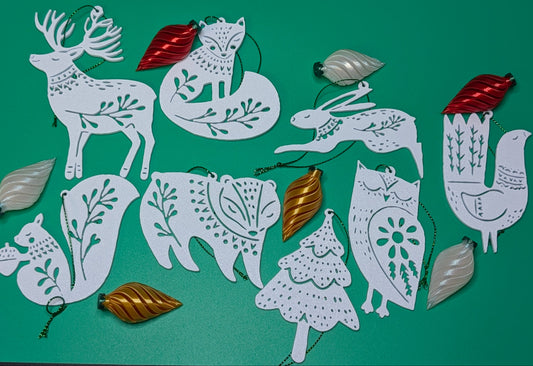 Forest Animal Ornaments