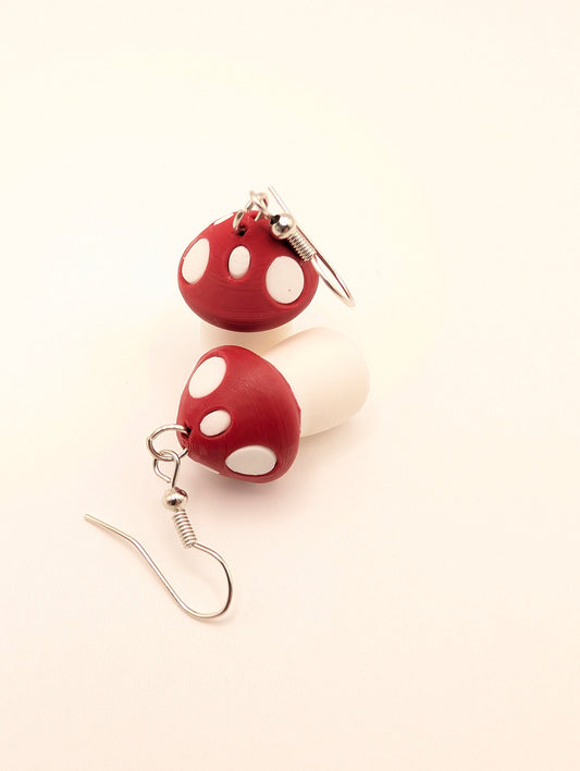 Mushroom Earrings