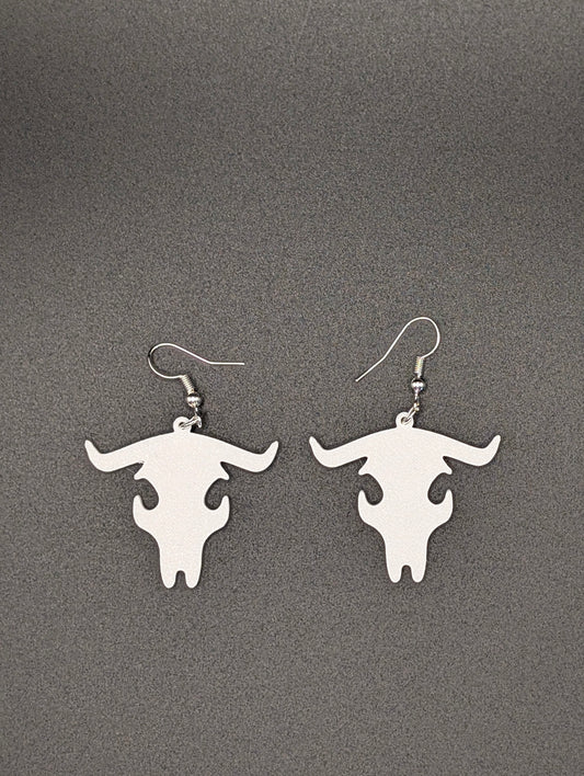 Cow Skull Earring
