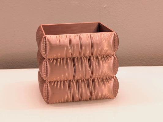 Quilted Cloth Plant Pot
