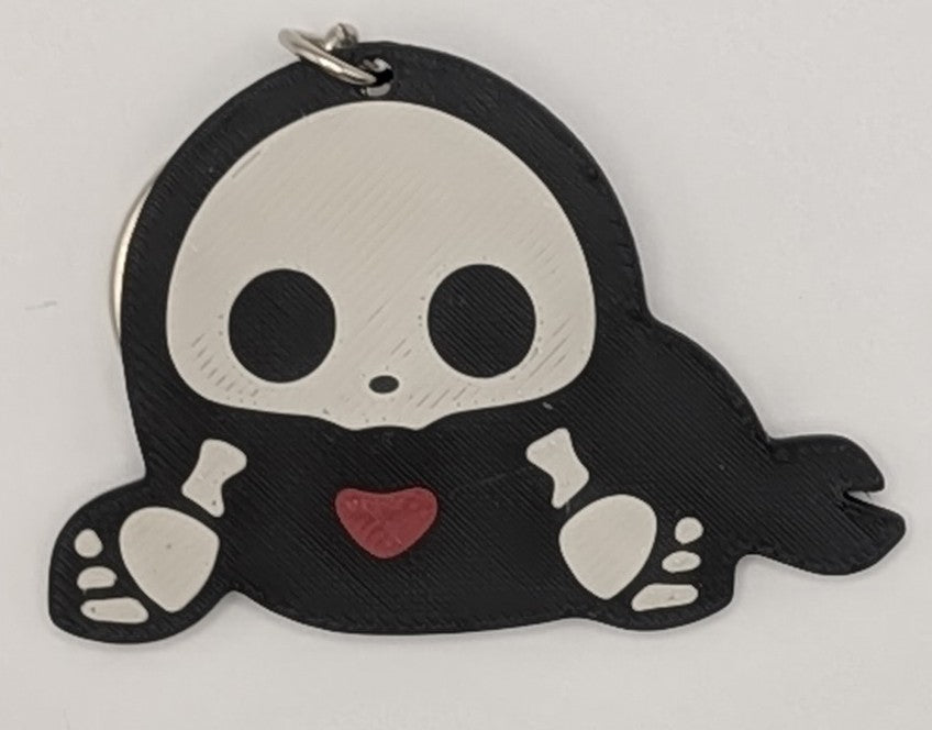 Skeleton Animal Keychain