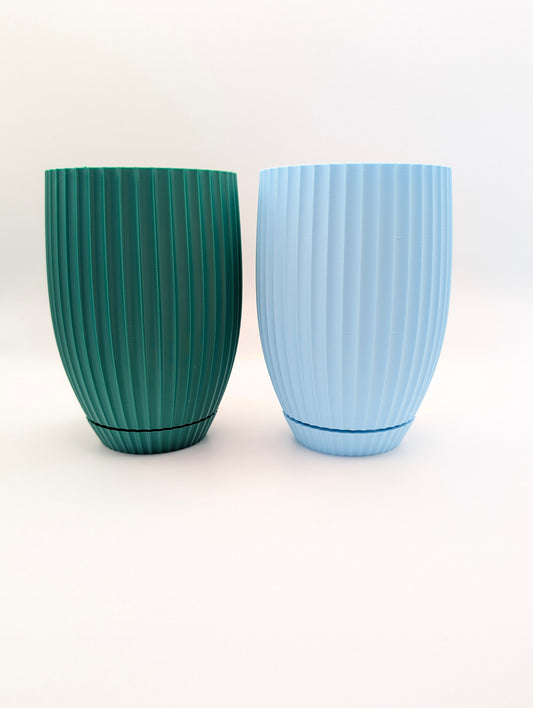 Tall Planter with Tray