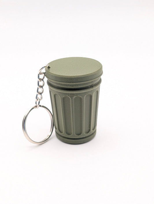 Mini Trashcan Keychain